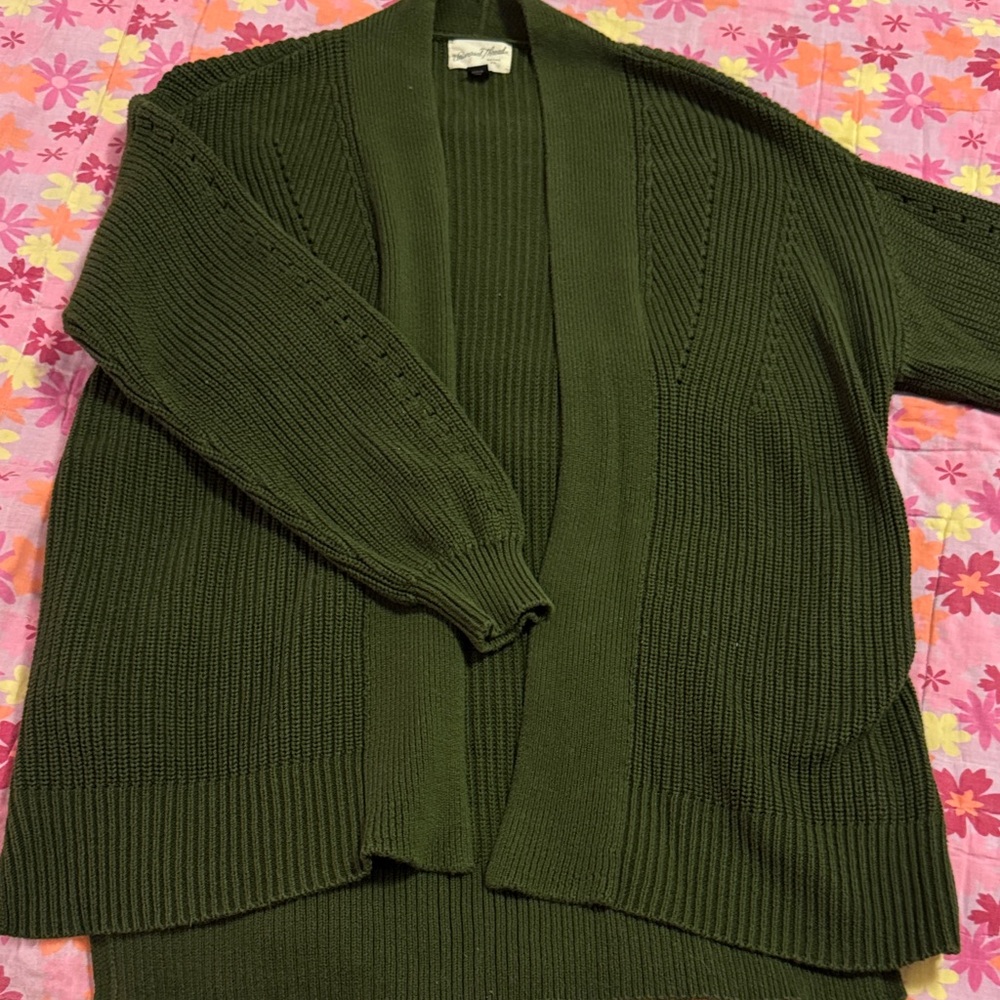 Universal Thread Dark Green Women's Cardigan
